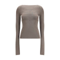 Rick Owens Graues Viskose-Shirt