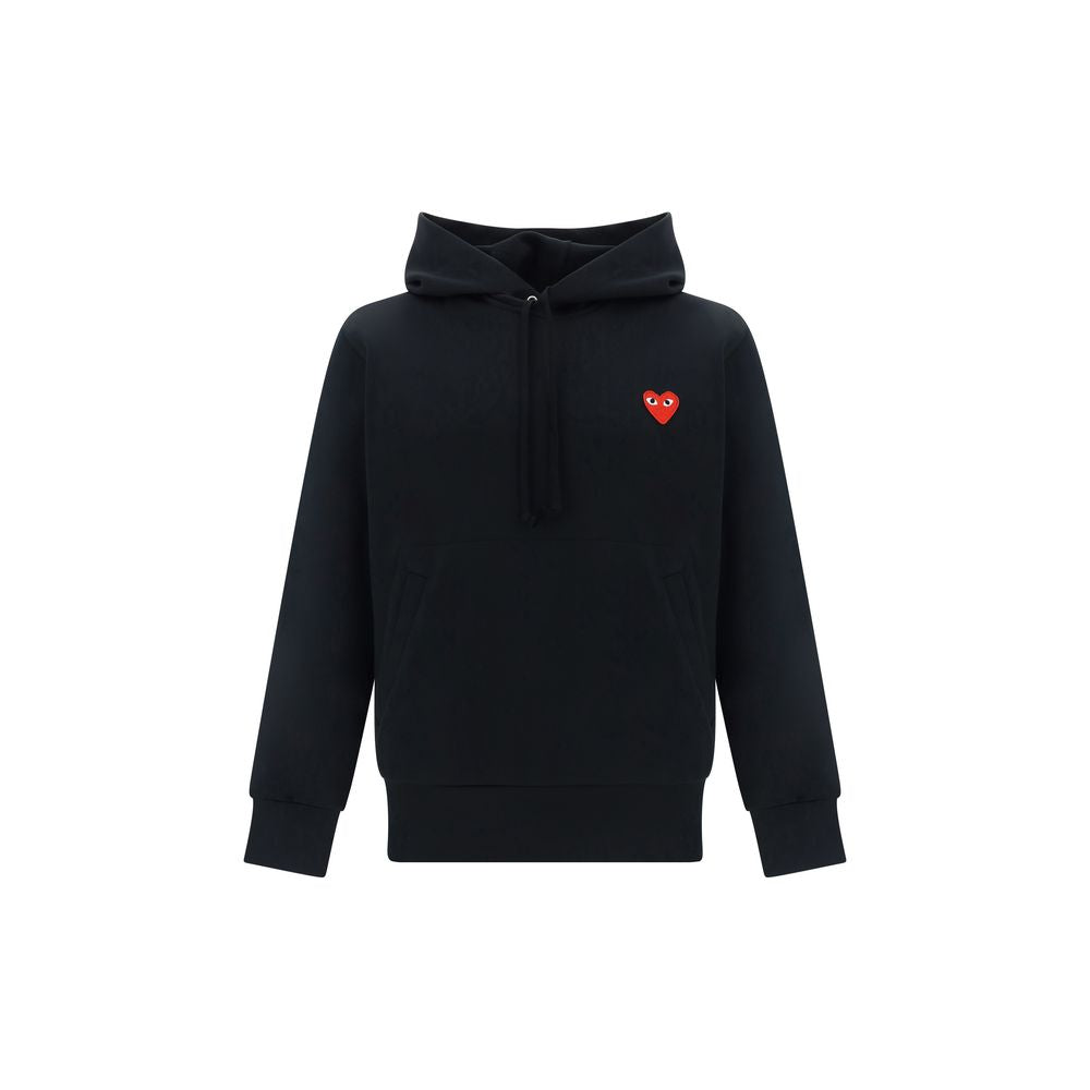 Comme Des Garçons Play Schwarzer Polyester-Sweatshirt