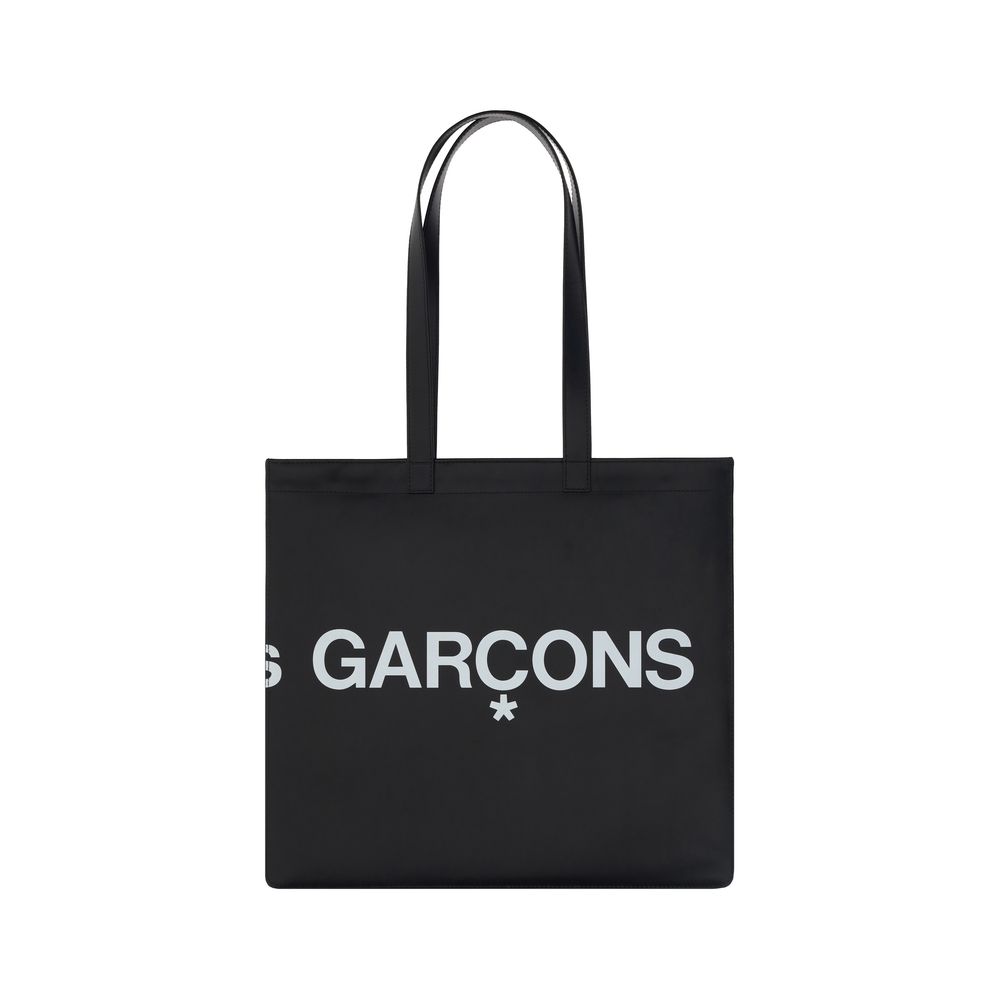 Comme Des Garçons Schwarze Bos Taurus Kalbsleder Schultertasche