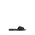 Saint Laurent Black Bos Taurus Calfskin Mules