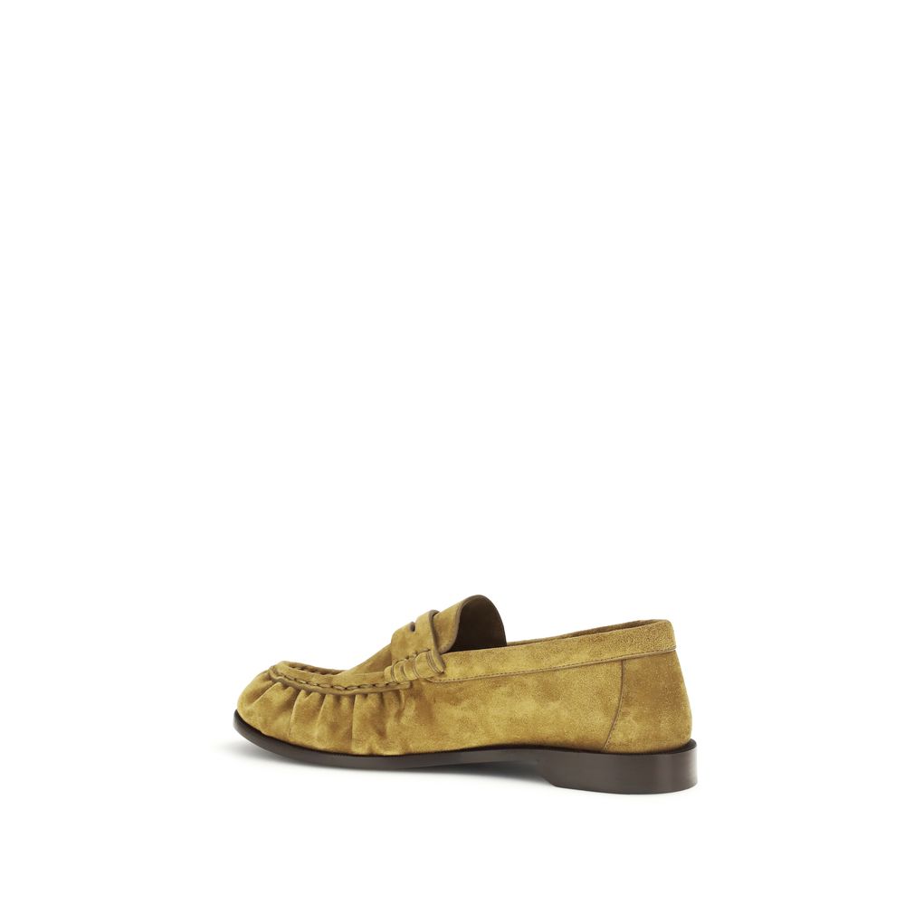 Saint Laurent Beige Kalbsleder Bos Taurus Slipper-Loafer