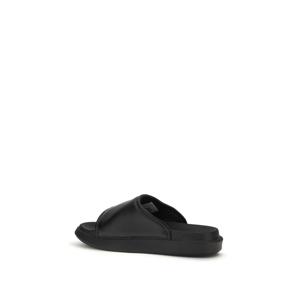 Y-3 Black Bos Taurus Calfskin Sandals