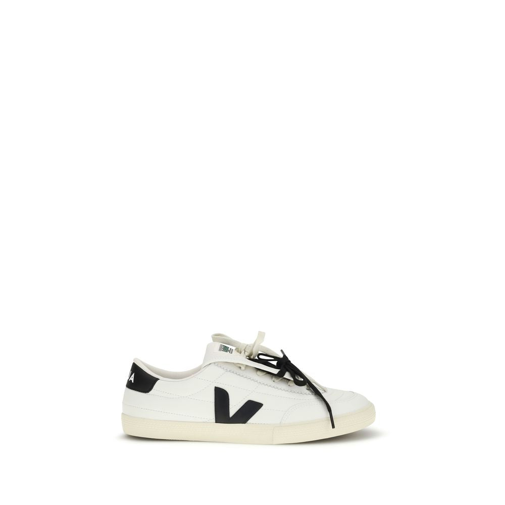 Veja Weiße Kalbsleder Bos Taurus Athletic Sneaker