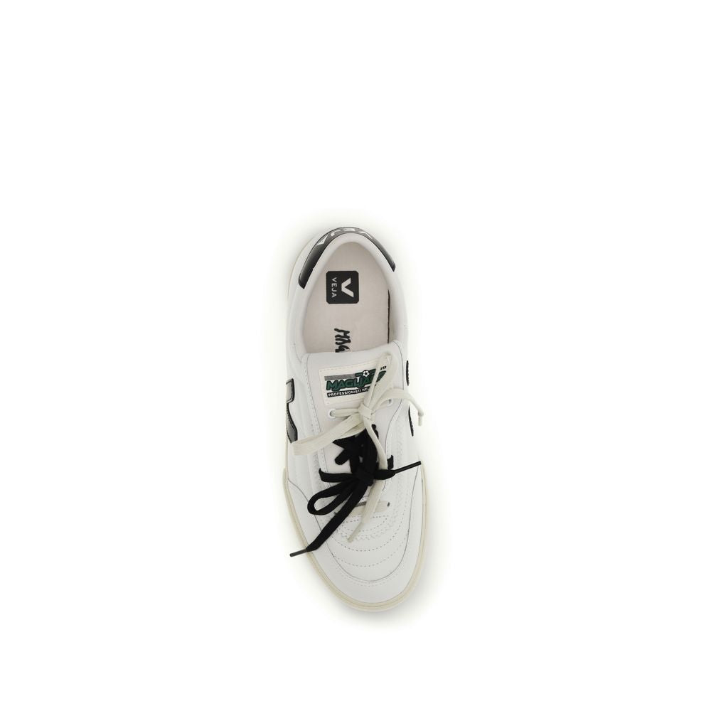 Veja Weiße Kalbsleder Bos Taurus Athletic Sneaker
