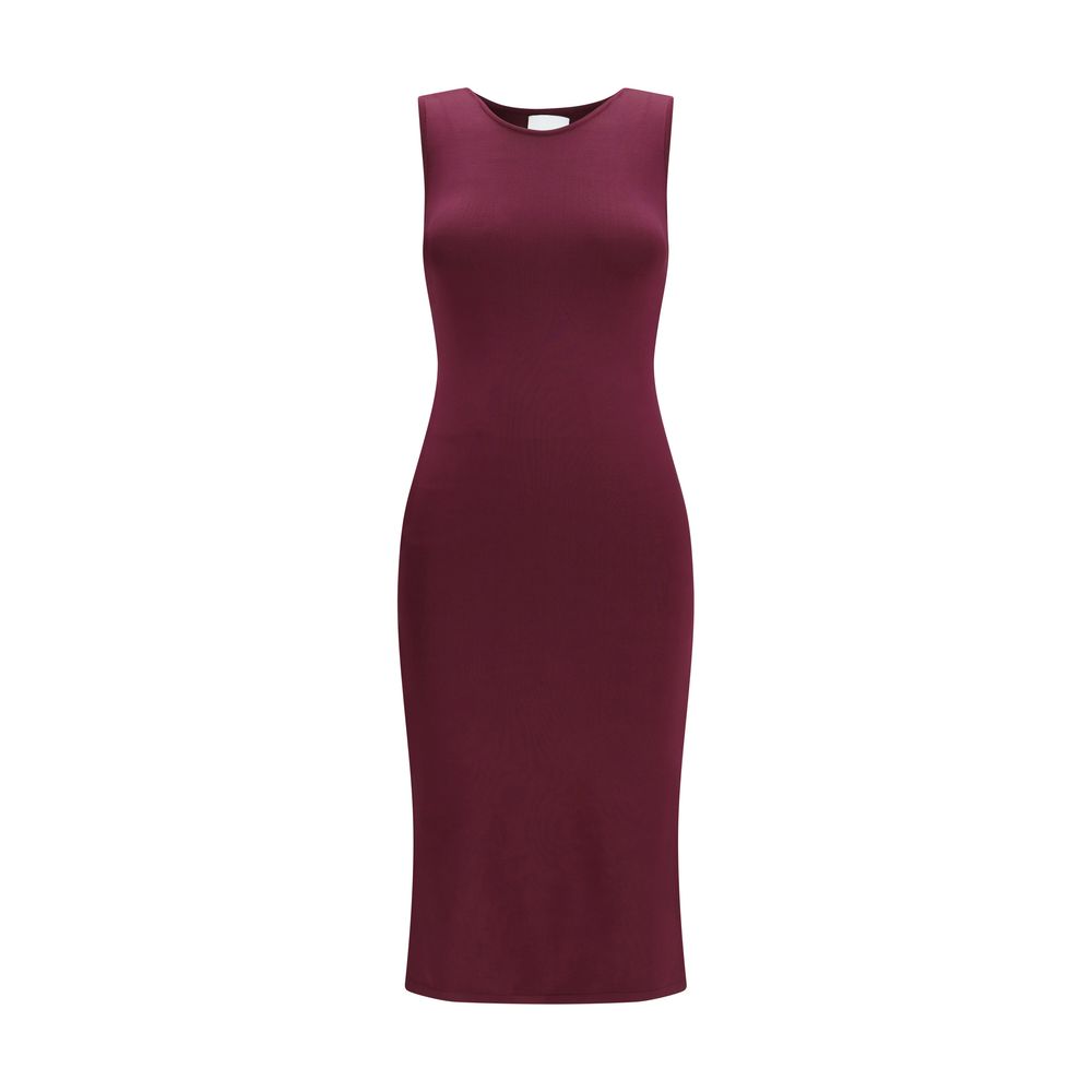 SA SU PHI Long Silk Dress in Purple