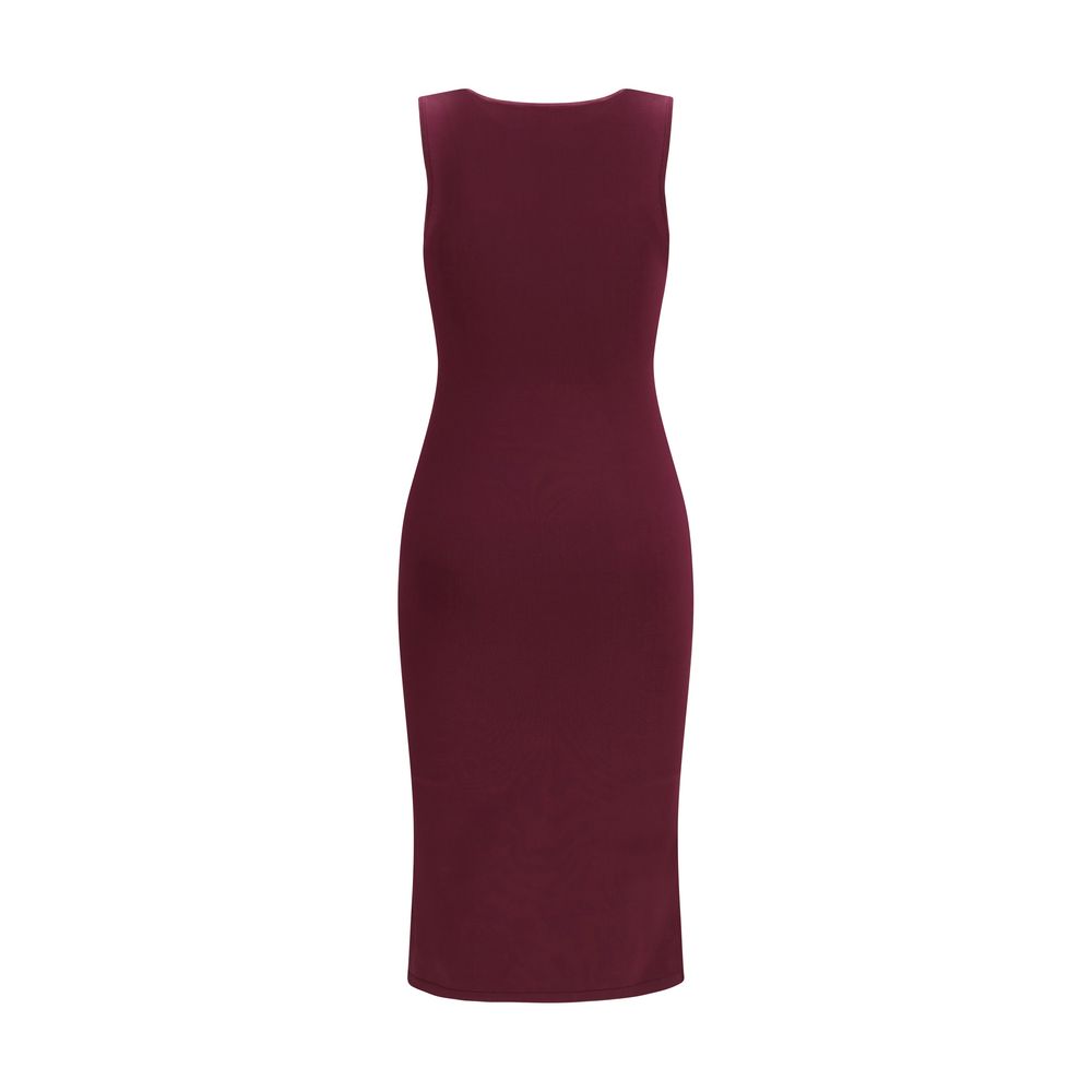 SA SU PHI Long Silk Dress in Purple