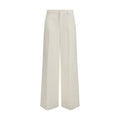 7FOR Weiße Baumwollhose im Casual-Look