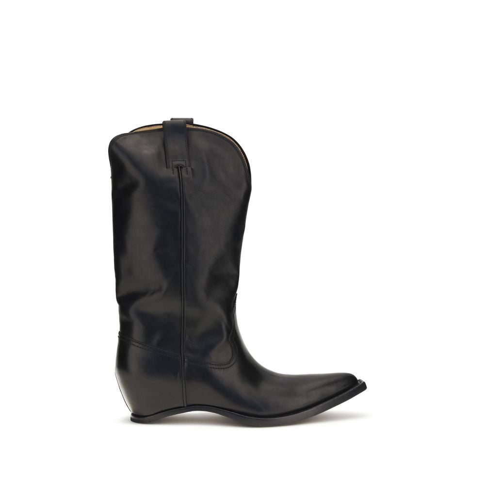 Maison Margiela Black Bos Taurus Calf Leather Boots