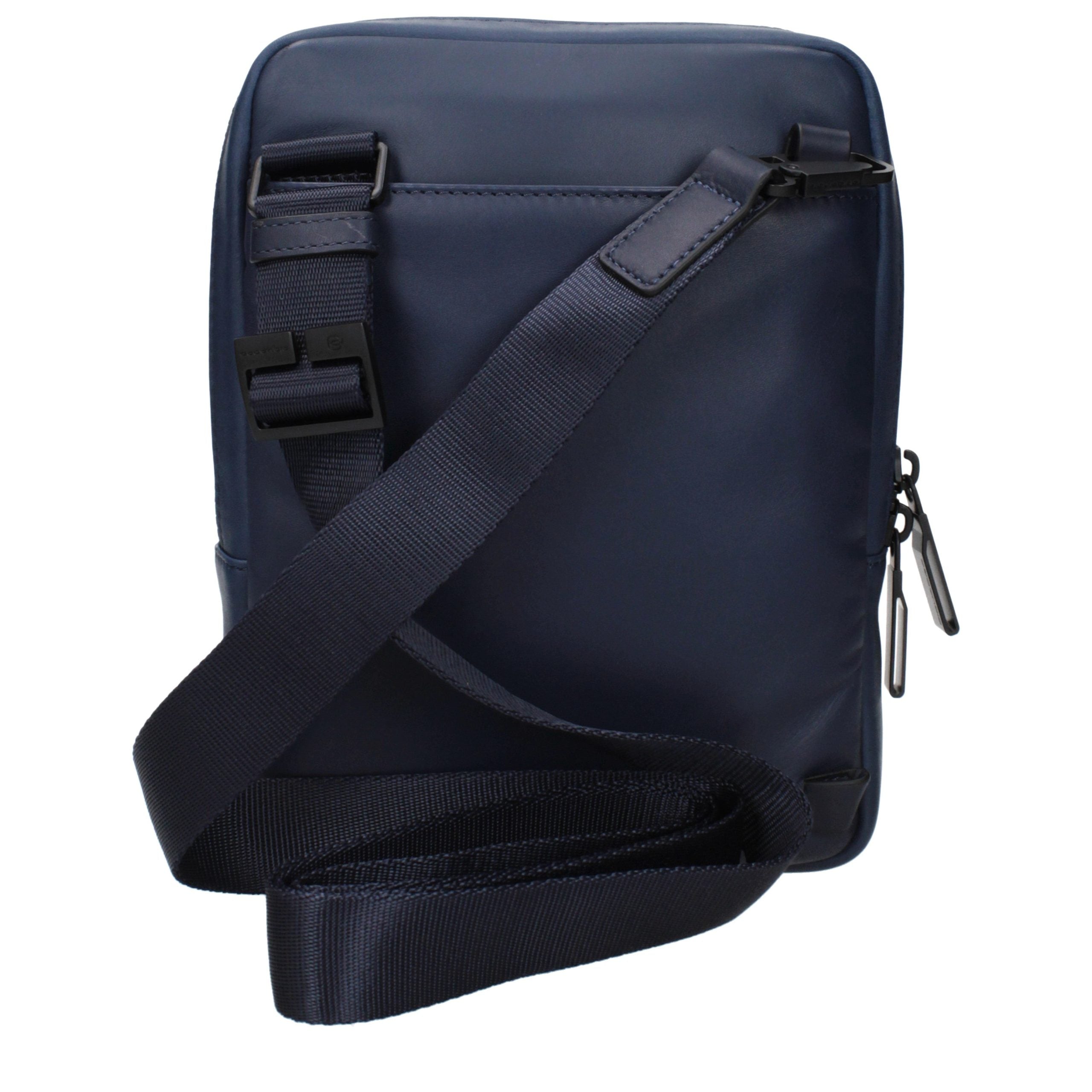 Piquadro Blaue Leder Umhängetasche