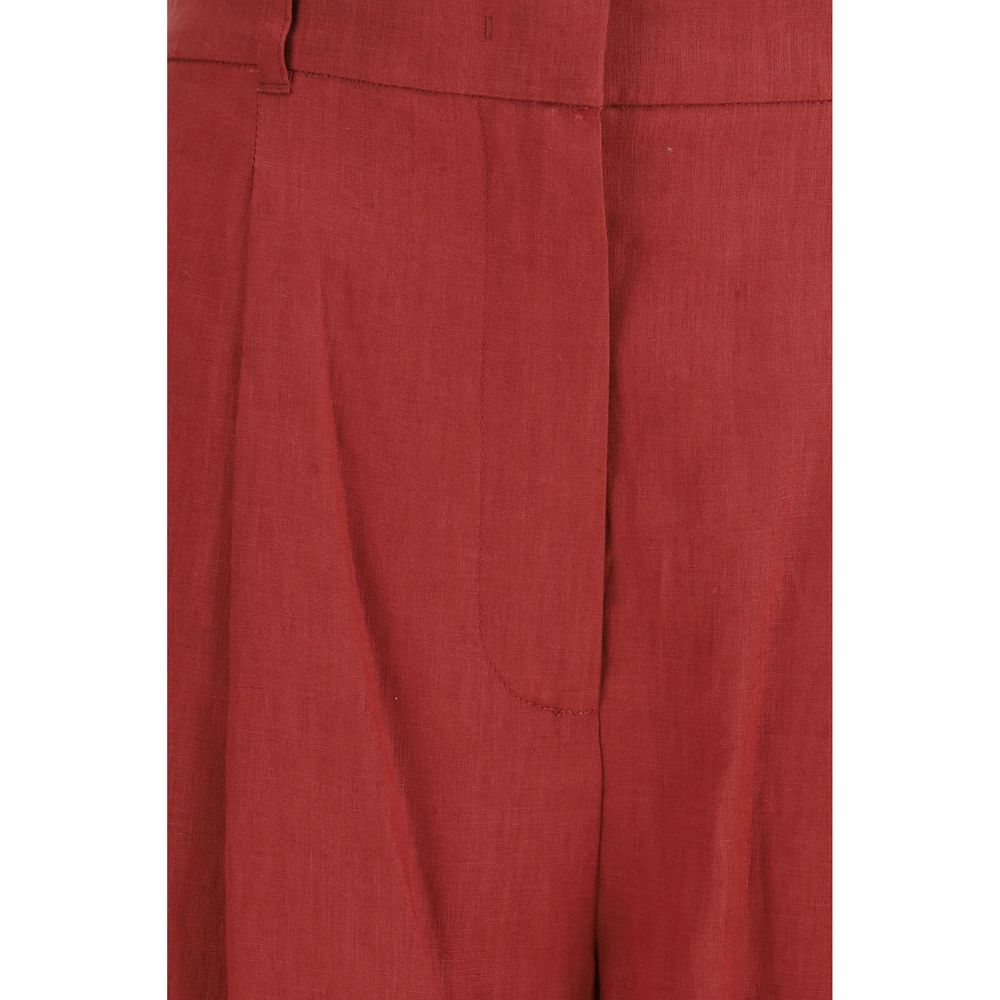 Max Mara Mehrfarbige Leinen-Bermudashorts
