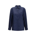 Lardini Blue Linen Shirt