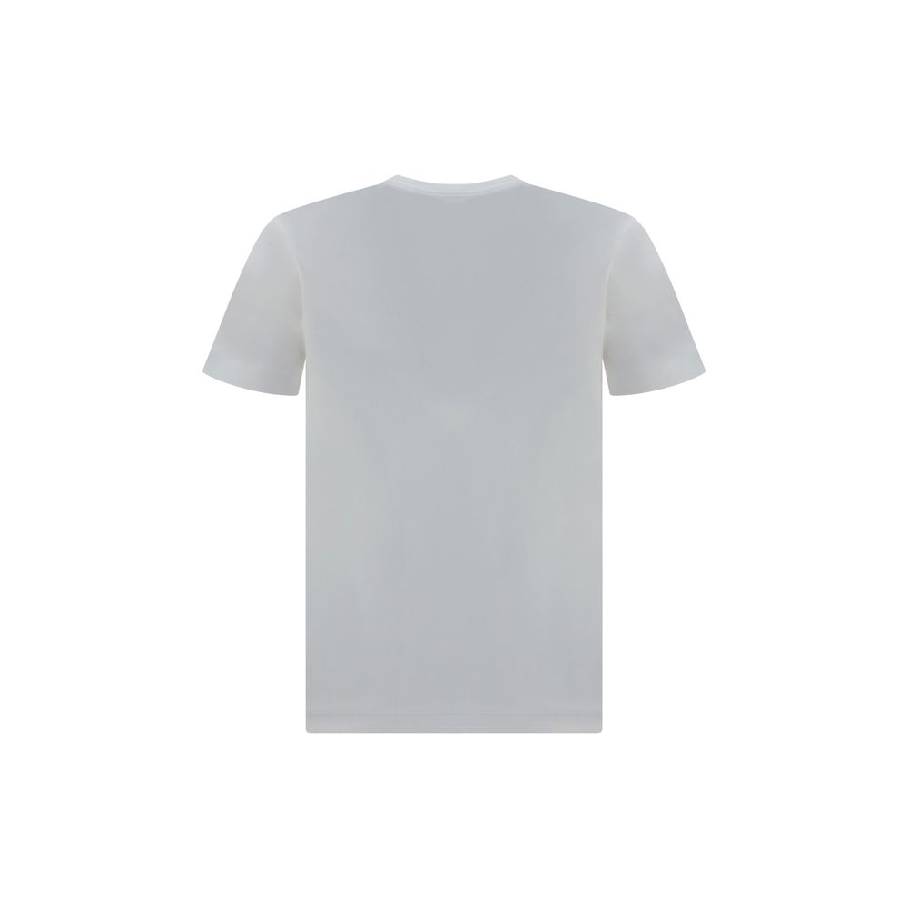 Comme Des Garçons Play Weißes Baumwoll-T-Shirt