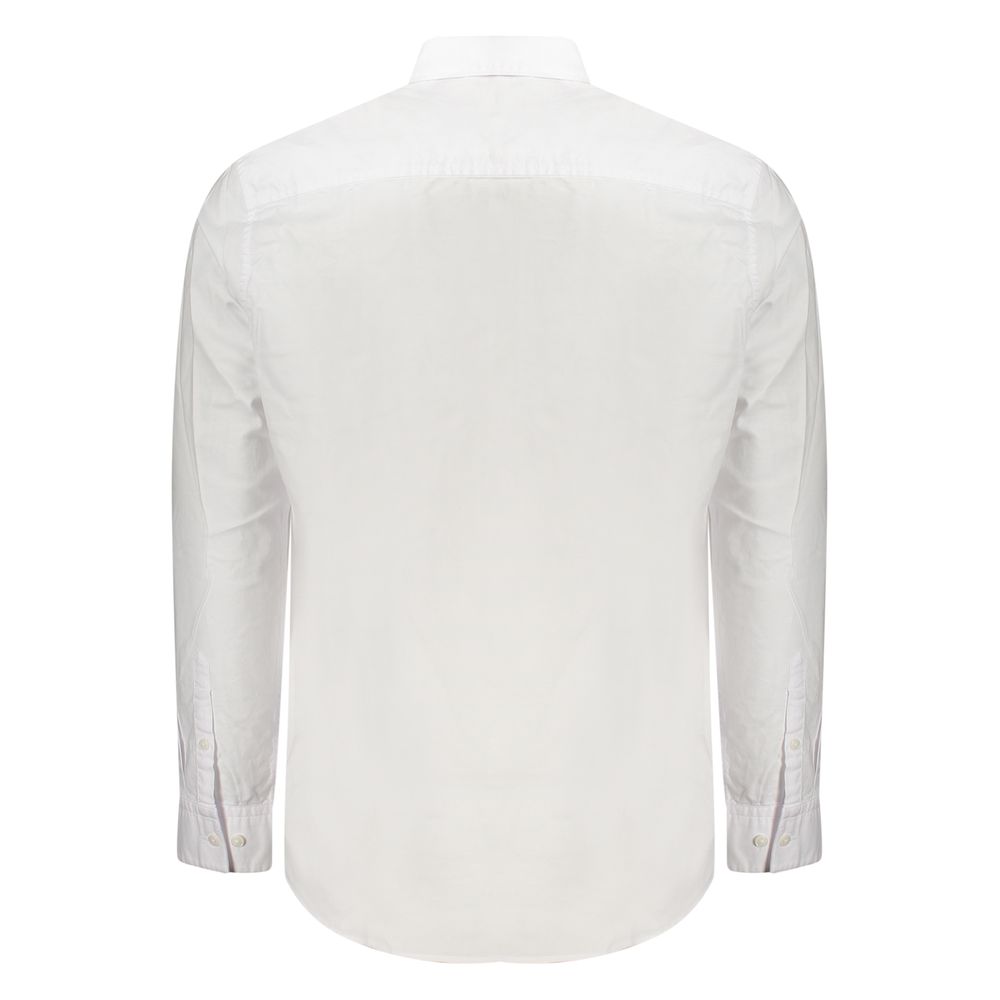 Calvin Klein Men's White Cotton Shirt