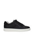 Jimmy Choo Schwarze Leder Low-Top-Sneaker