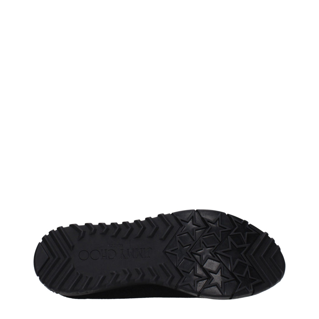 Jimmy Choo Schwarze Loafer aus Stoff zum Hineinschlüpfen