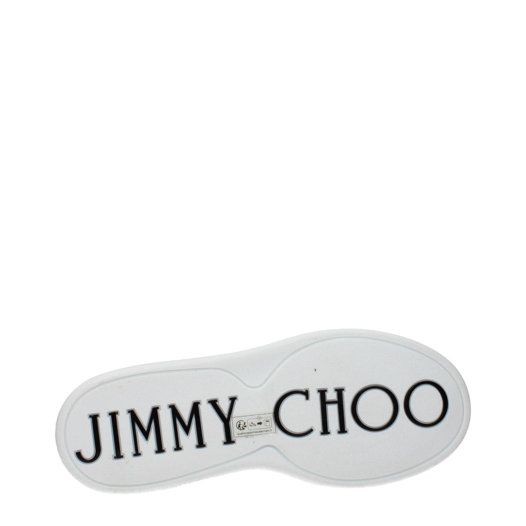 Jimmy Choo Schwarze Leder Low-Top-Sneaker