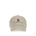 Brunello Cucinelli Beige Seidenkappe (Baseballkappe)
