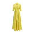 Sara Roka Zweifarbige Polyester-Freizeitkleid