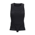 ALAINPAUL Schwarze Lyocell-Tanktops