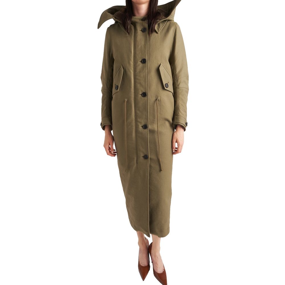 Prada Two-Tone Polyamide Coat