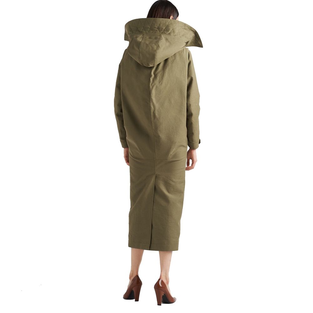 Prada Two-Tone Polyamide Coat