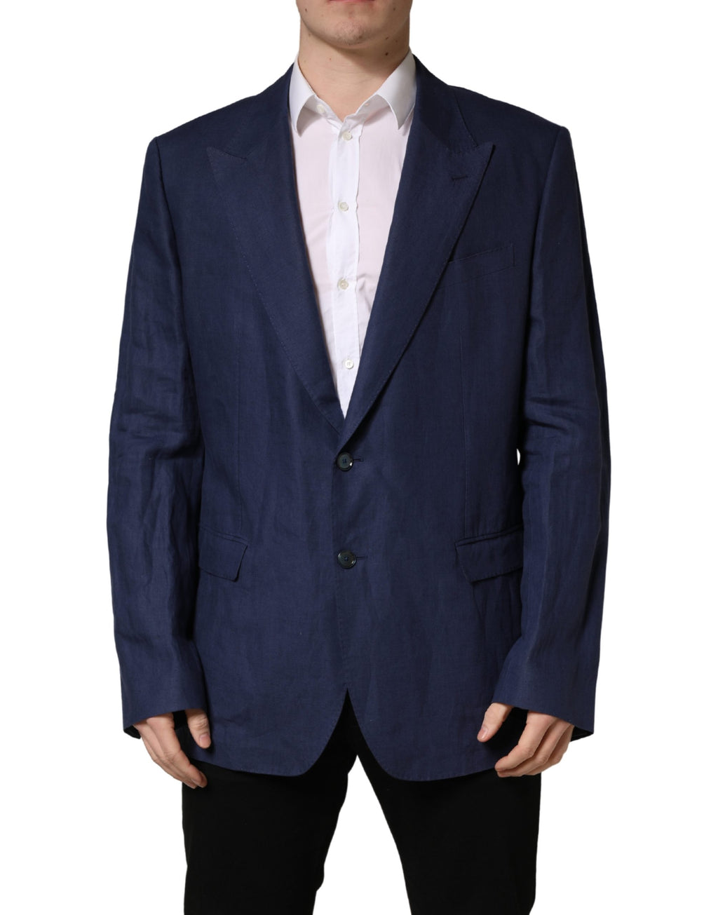 Dolce & Gabbana Blaues Sakko mit 2 Knöpfen