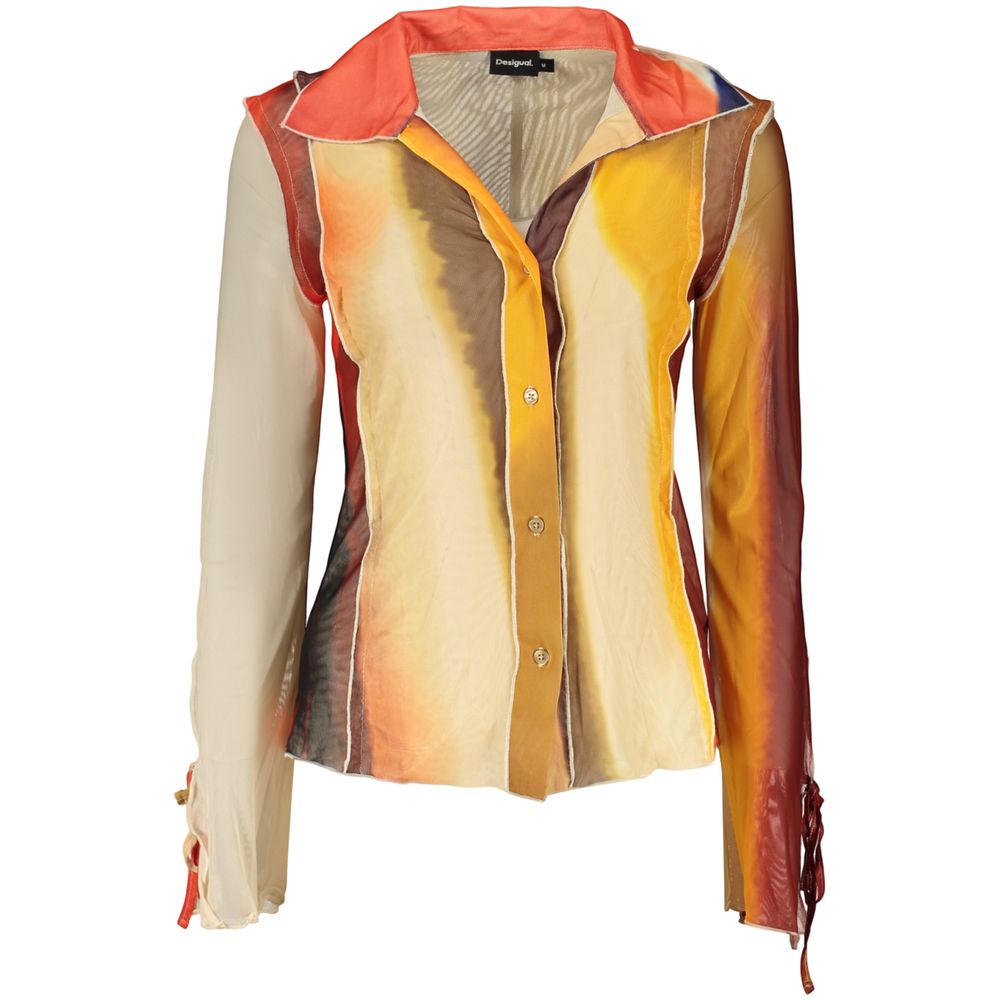 Desigual Beige Polyester Women's Blouse