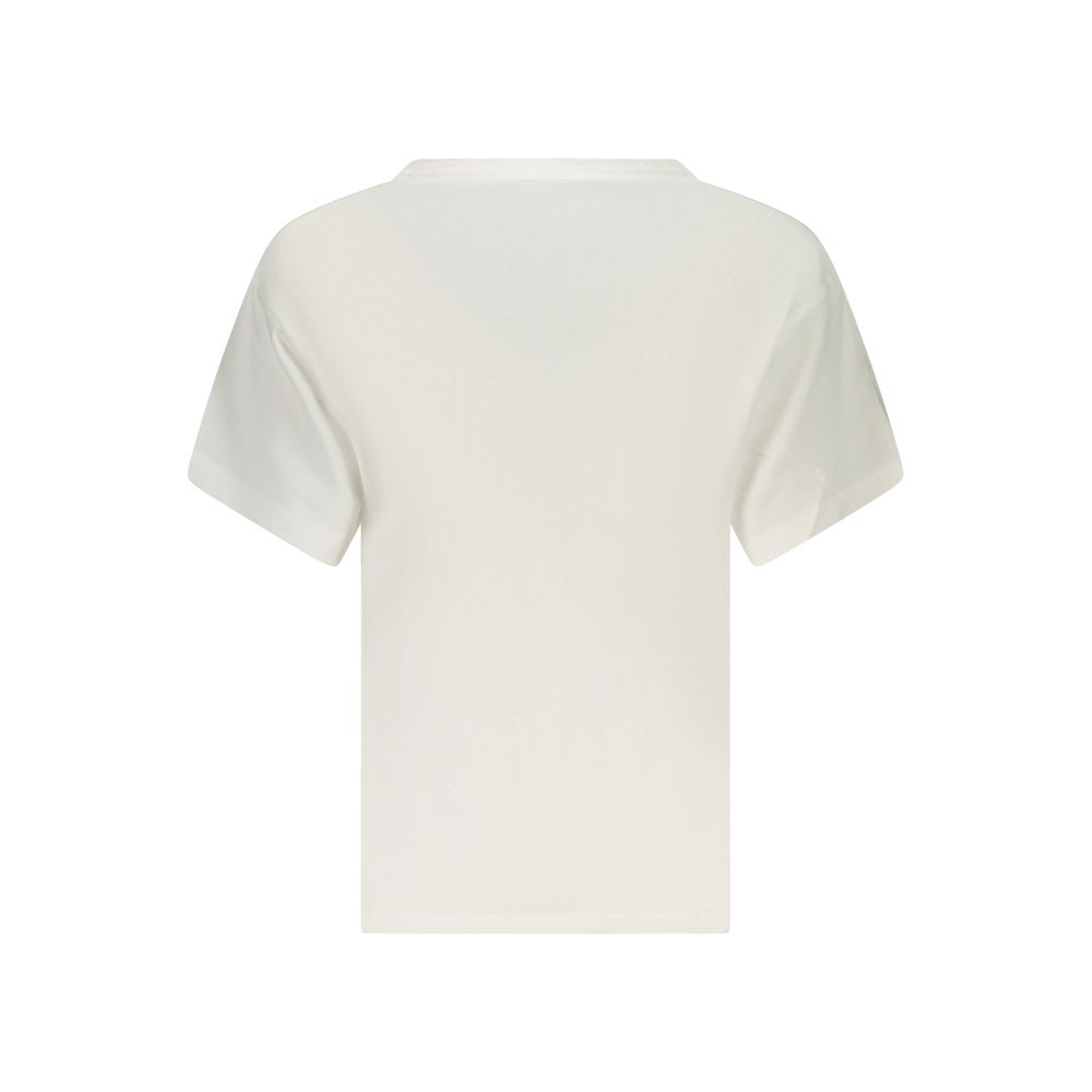 Pepe Jeans Weißes Baumwoll-T-Shirt für Damen