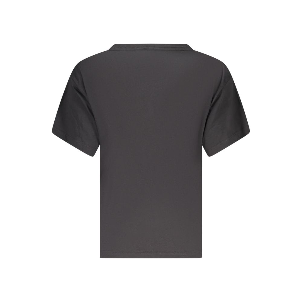 Pepe Jeans Schwarzes Baumwoll-T-Shirt für Damen