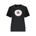 Converse Women's Black Cotton T-Shirt