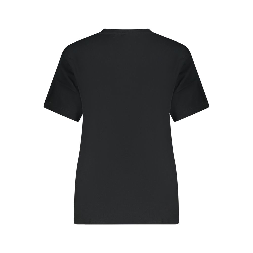 Converse Women's Black Cotton T-Shirt