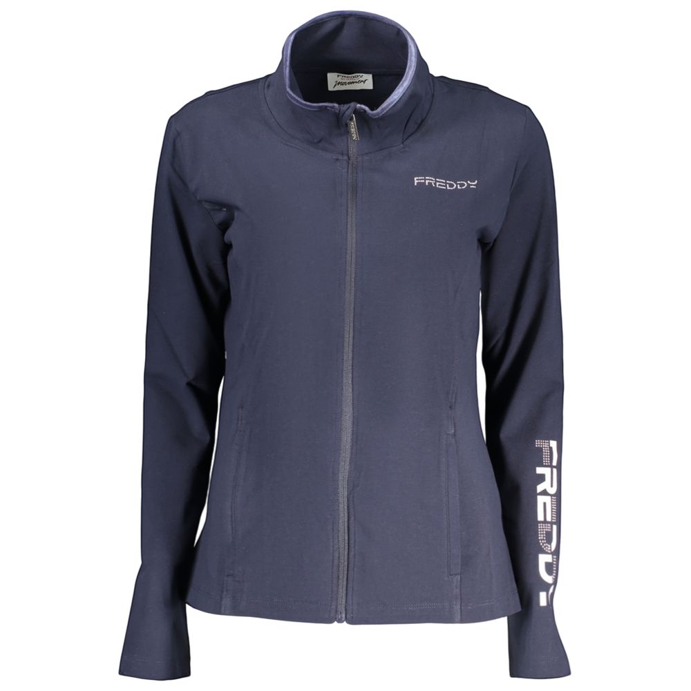 Freddy Women's Blue Cotton Sweatshirt