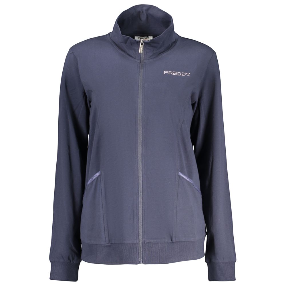 Freddy Blauer Baumwoll-Sweatshirt