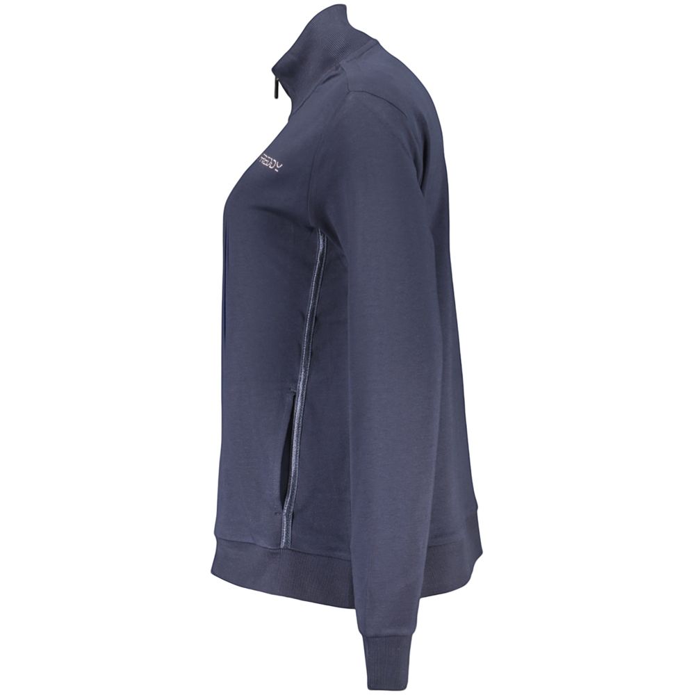 Freddy Women's Blue Cotton Sweatshirt