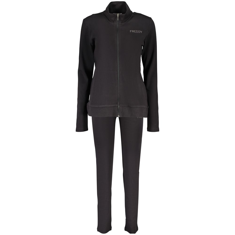 Freddy Schwarzer Baumwoll-Sweatshirt
