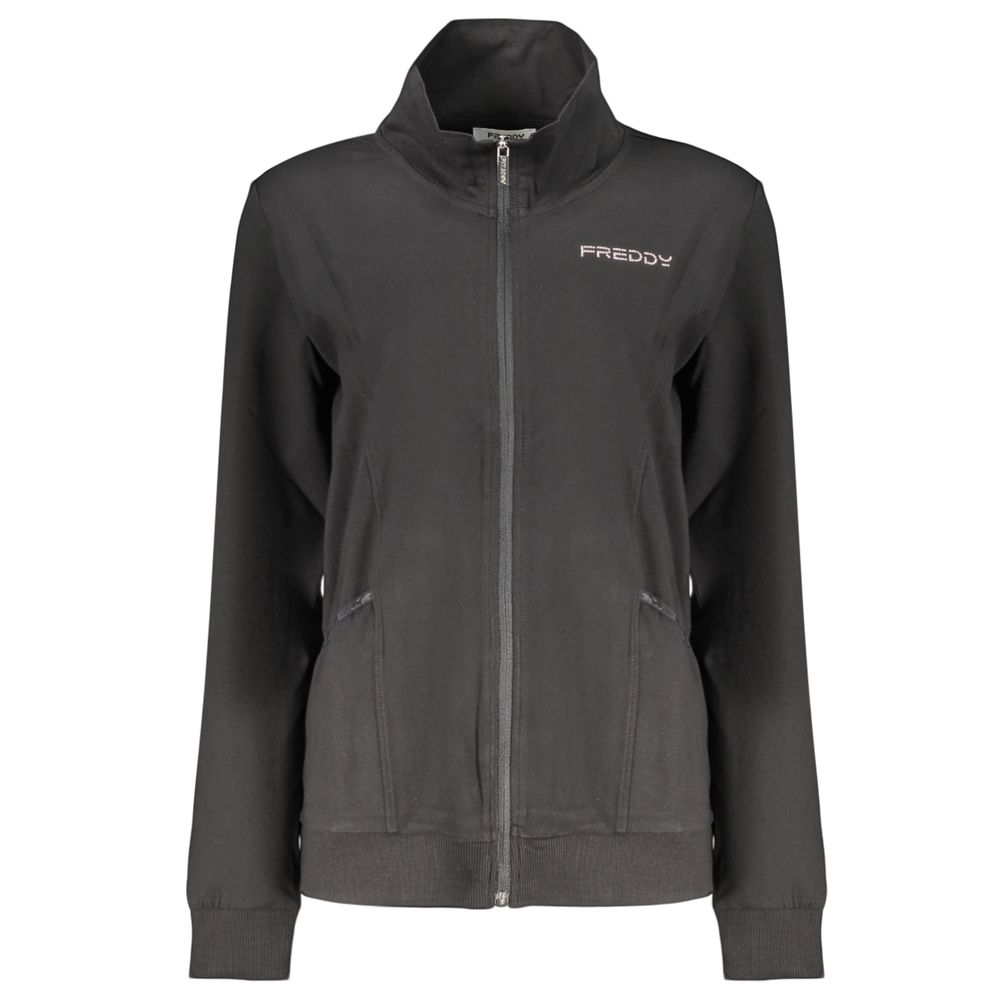 Freddy Black Cotton Sweatshirt