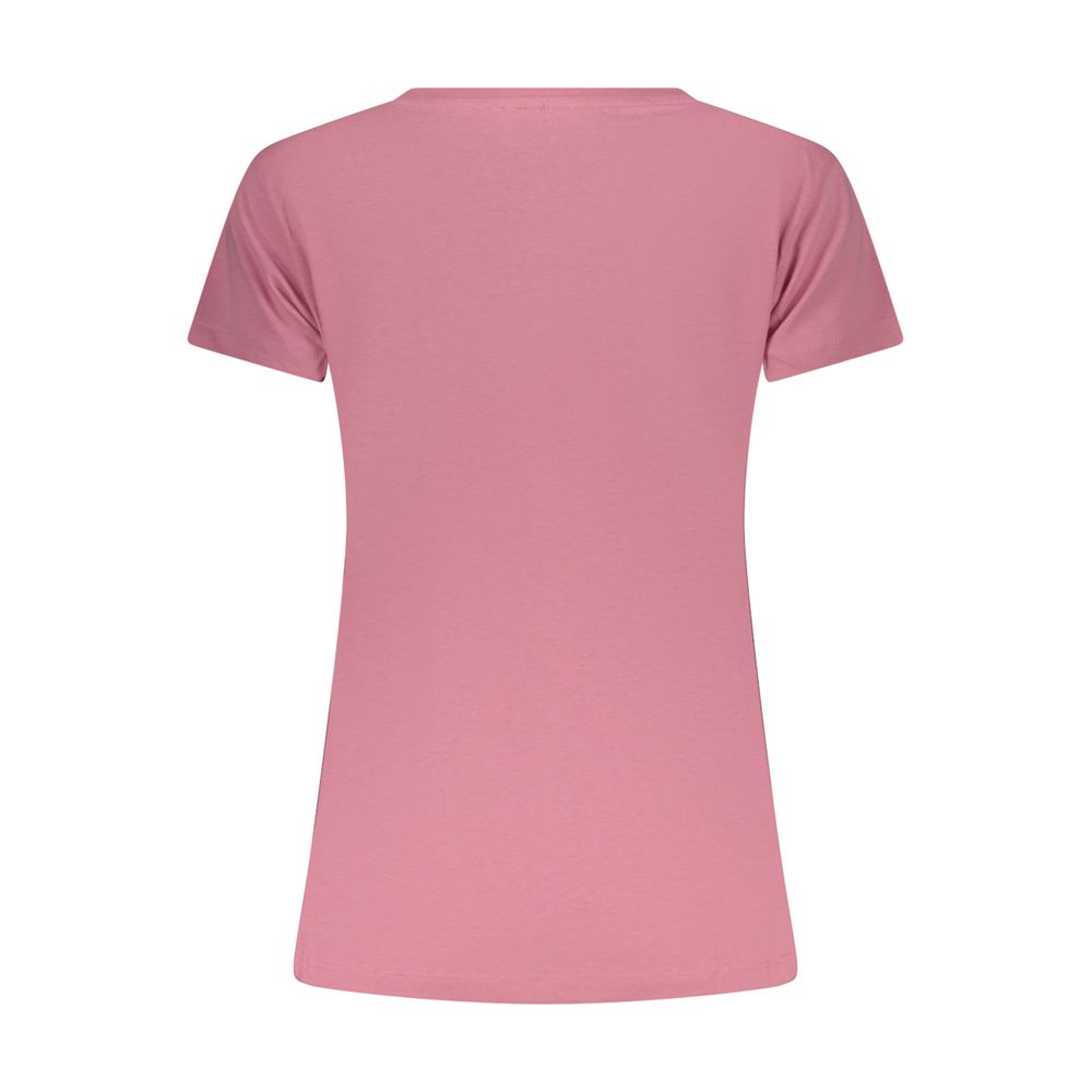 Freddy Rosa Baumwoll-T-Shirt für Damen
