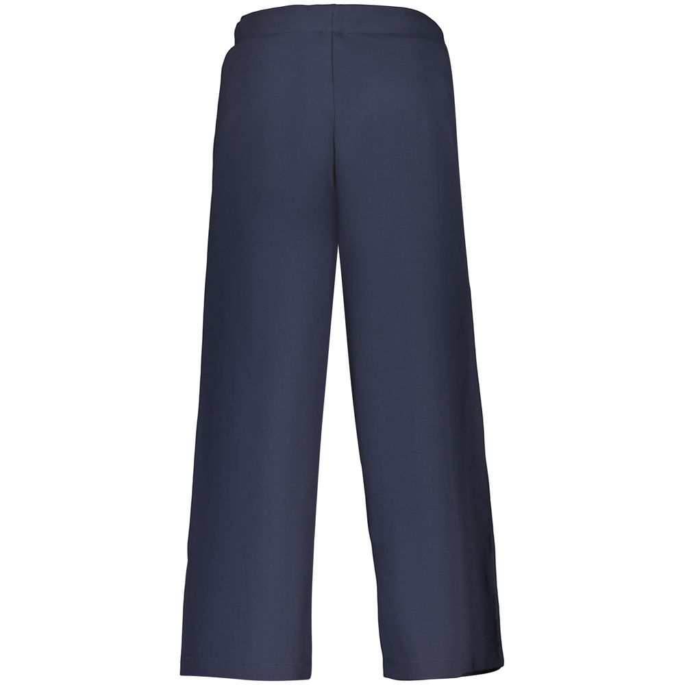 Freddy Blue Cotton Trousers for Women