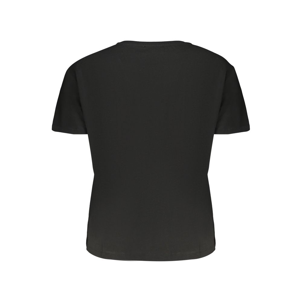 Freddy Schwarzes Baumwoll-T-Shirt für Damen