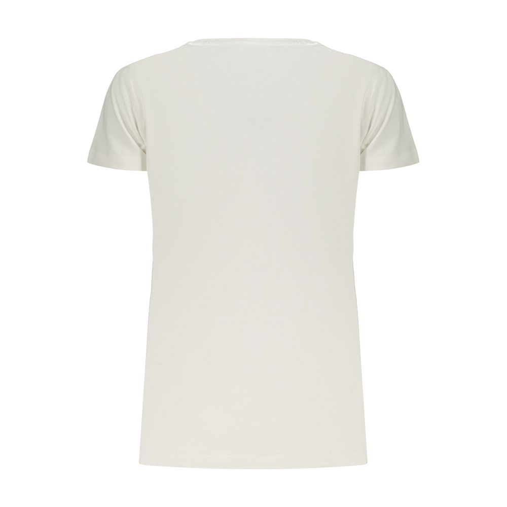 Freddy Weißes Baumwoll-T-Shirt für Damen