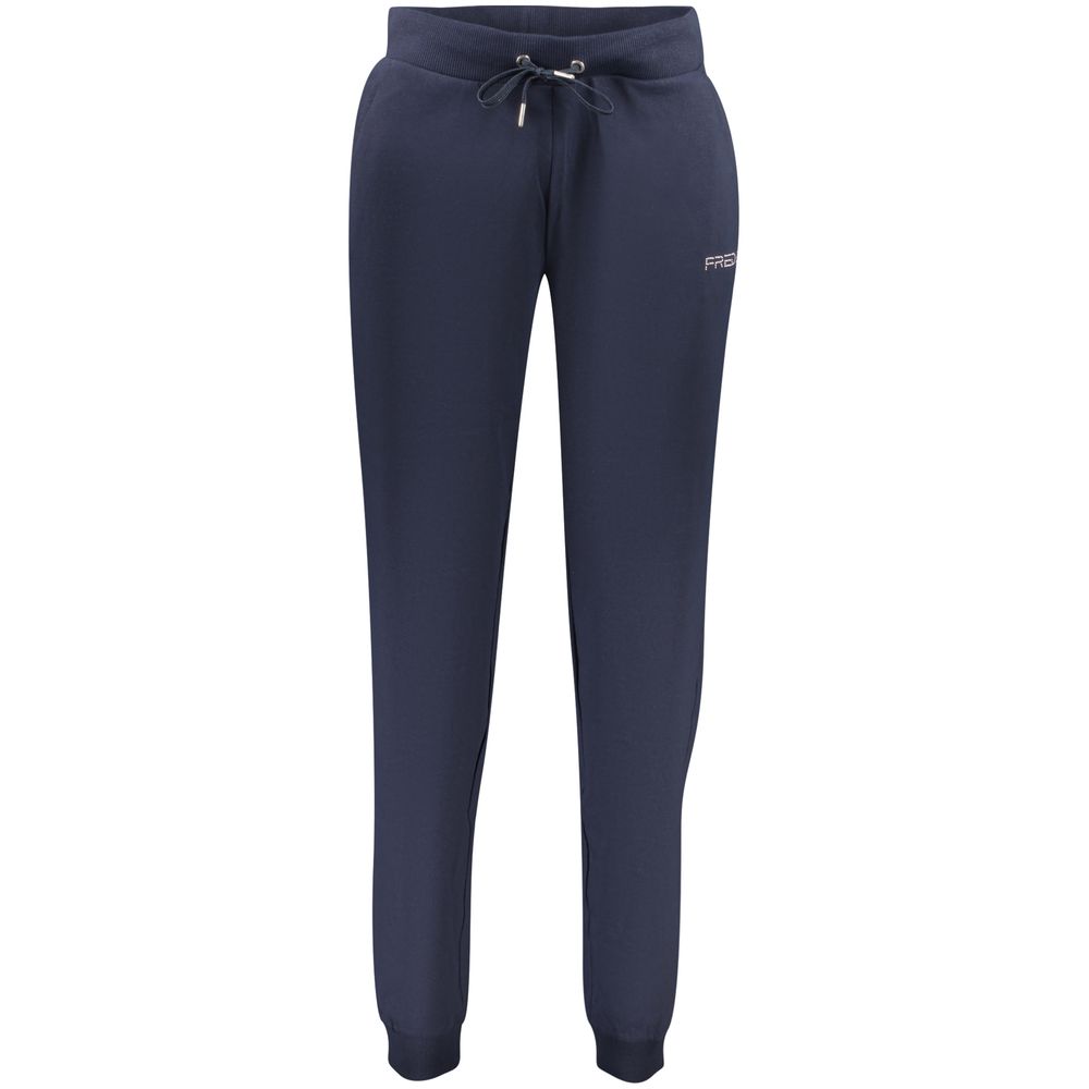 Freddy Blue Cotton Trousers for Women