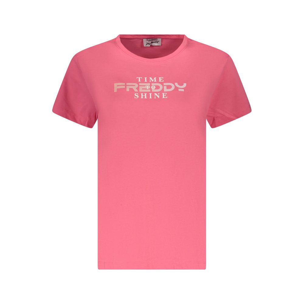 Freddy Pink Cotton Women's T-Shirt