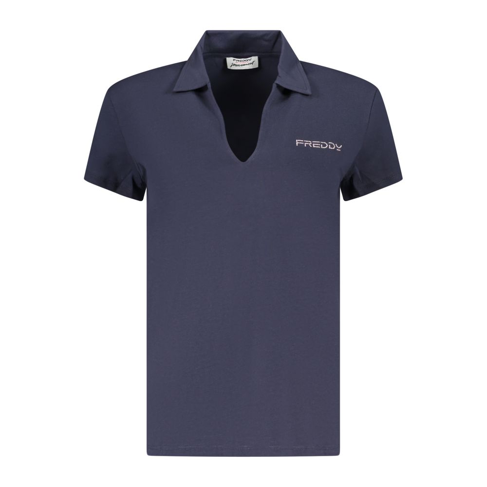 Freddy women's blue cotton t-shirt