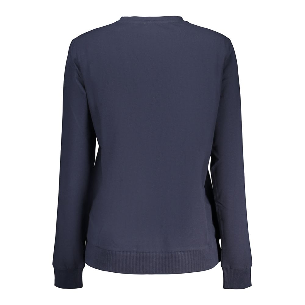 Freddy Blaues Baumwoll-T-Shirt für Damen