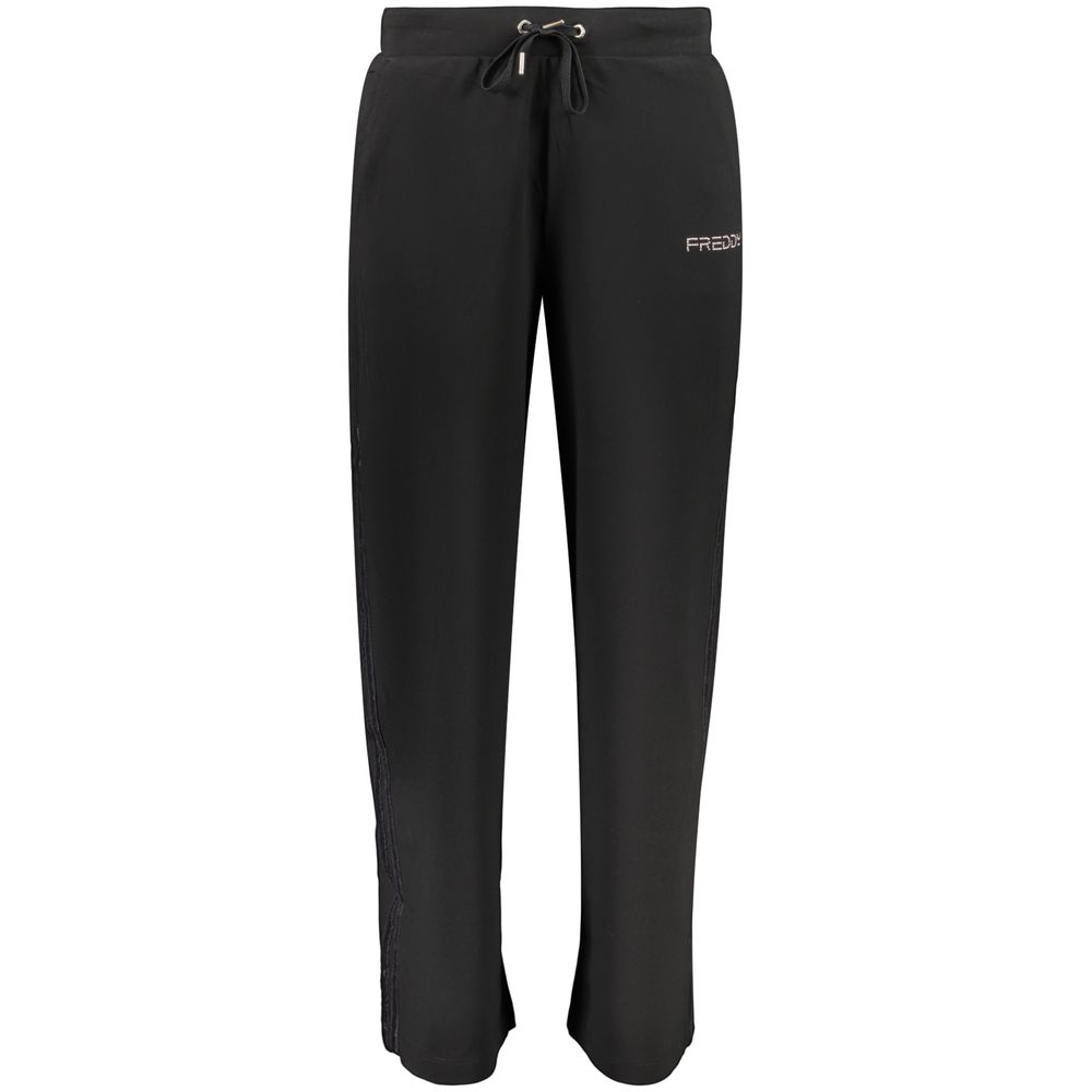 Freddy Schwarze Baumwollhose für Damen