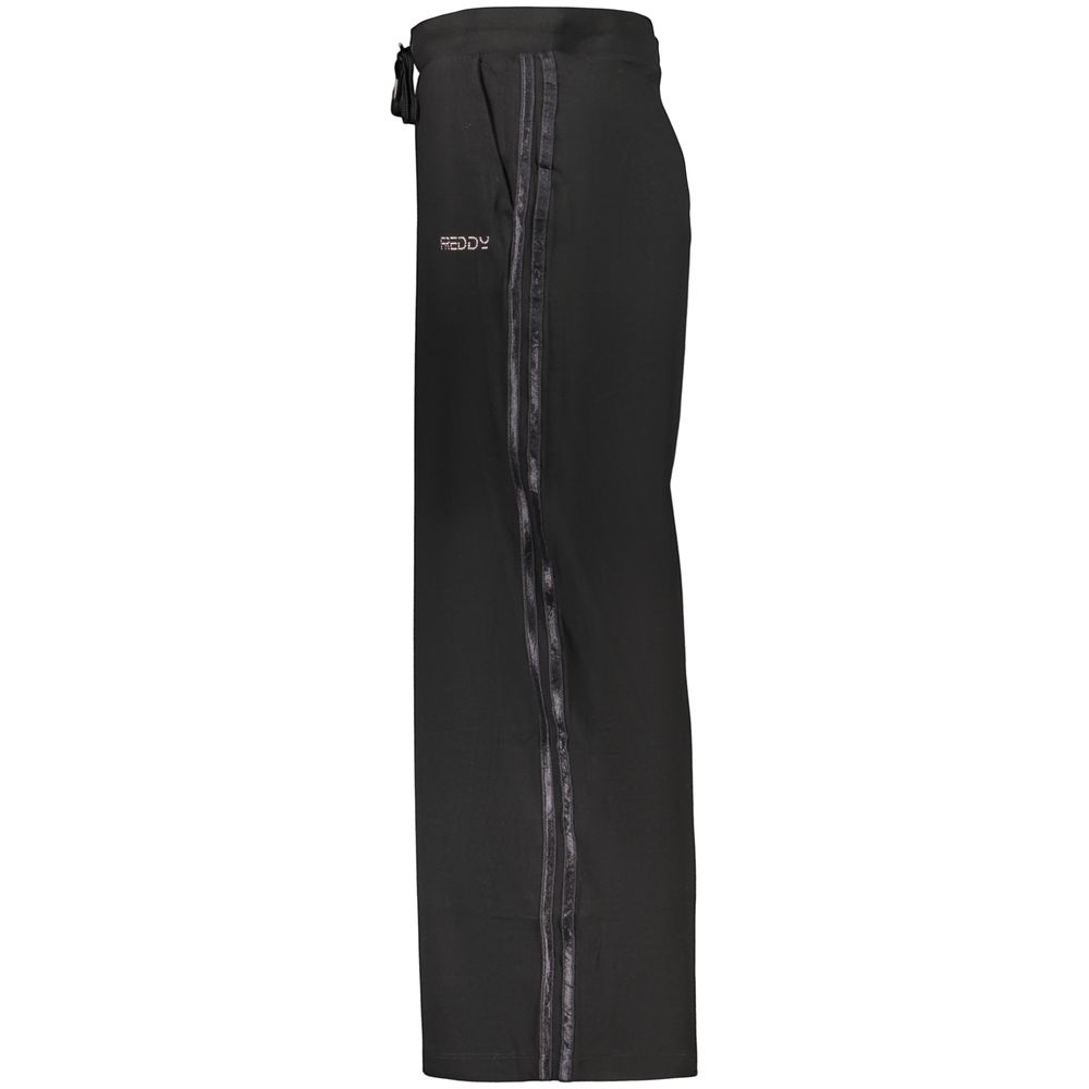 Freddy Schwarze Baumwollhose für Damen