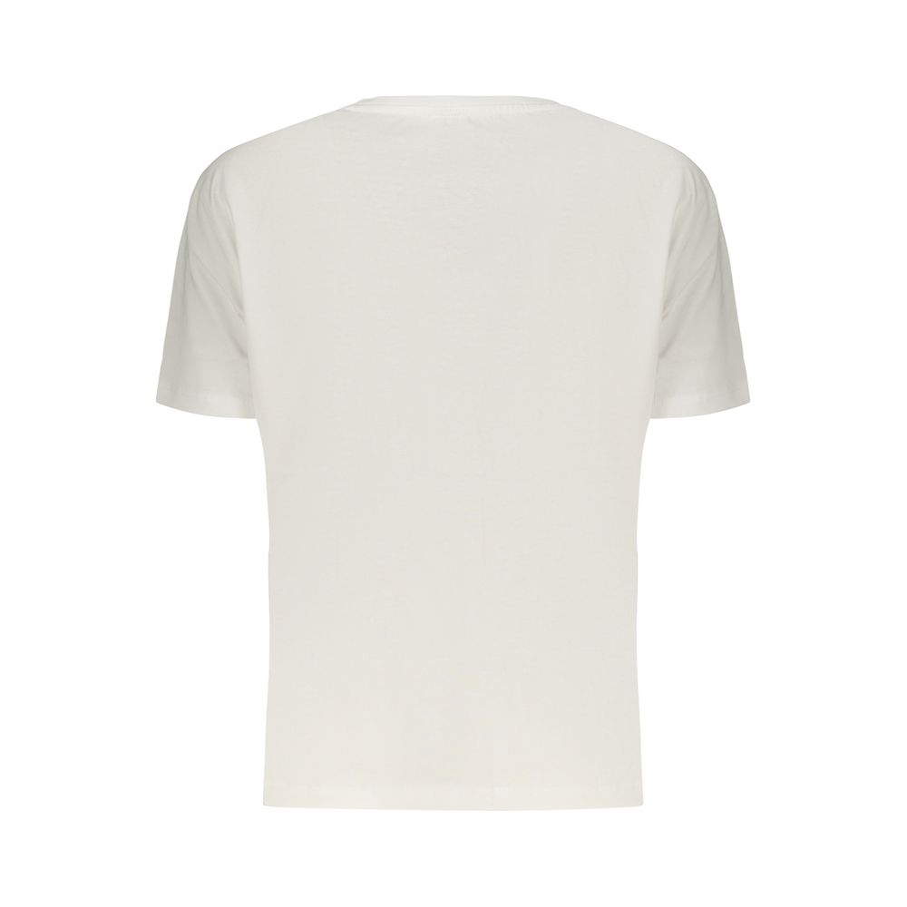 Freddy Damen-T-Shirt aus Baumwolle in Bianco