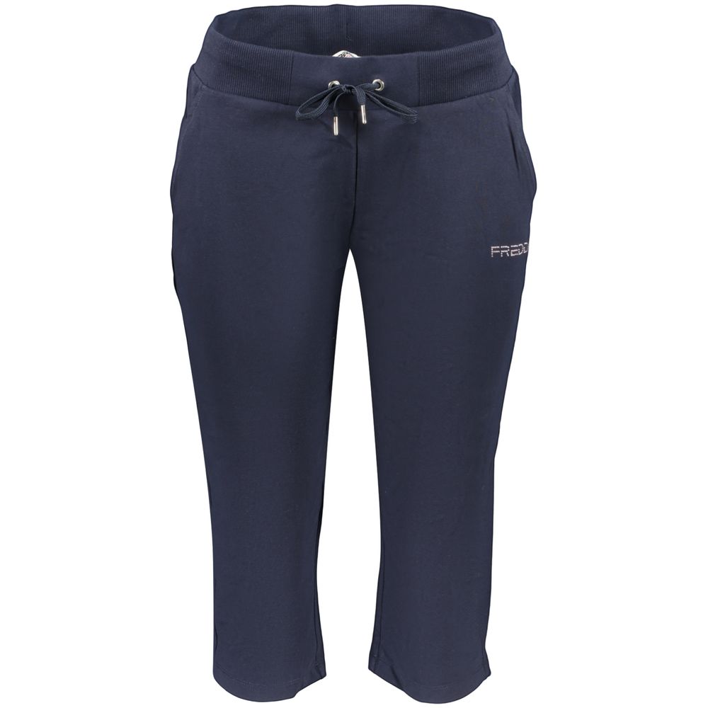 Freddy Blaue Baumwollhose für Damen