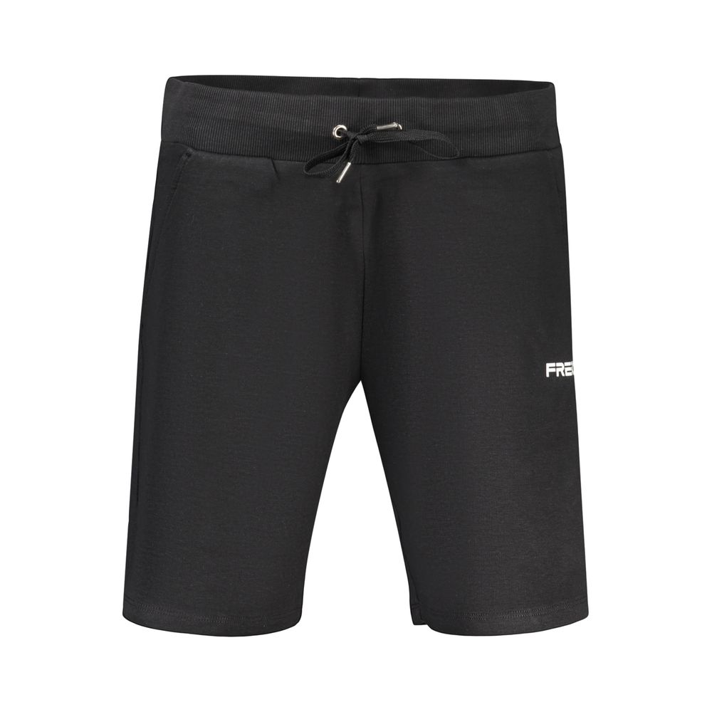 Freddy Black Cotton Trousers for Women