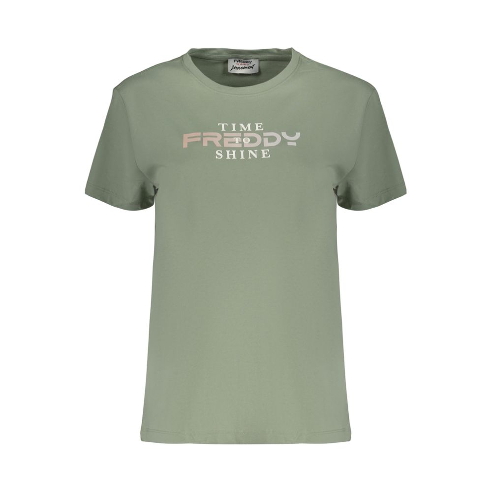 Freddy Verde Baumwoll-T-Shirt für Damen